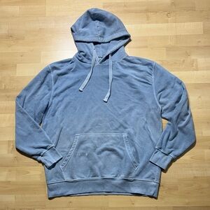 Paperbacks Dusty Blue Men's Hooded Sweatshirt